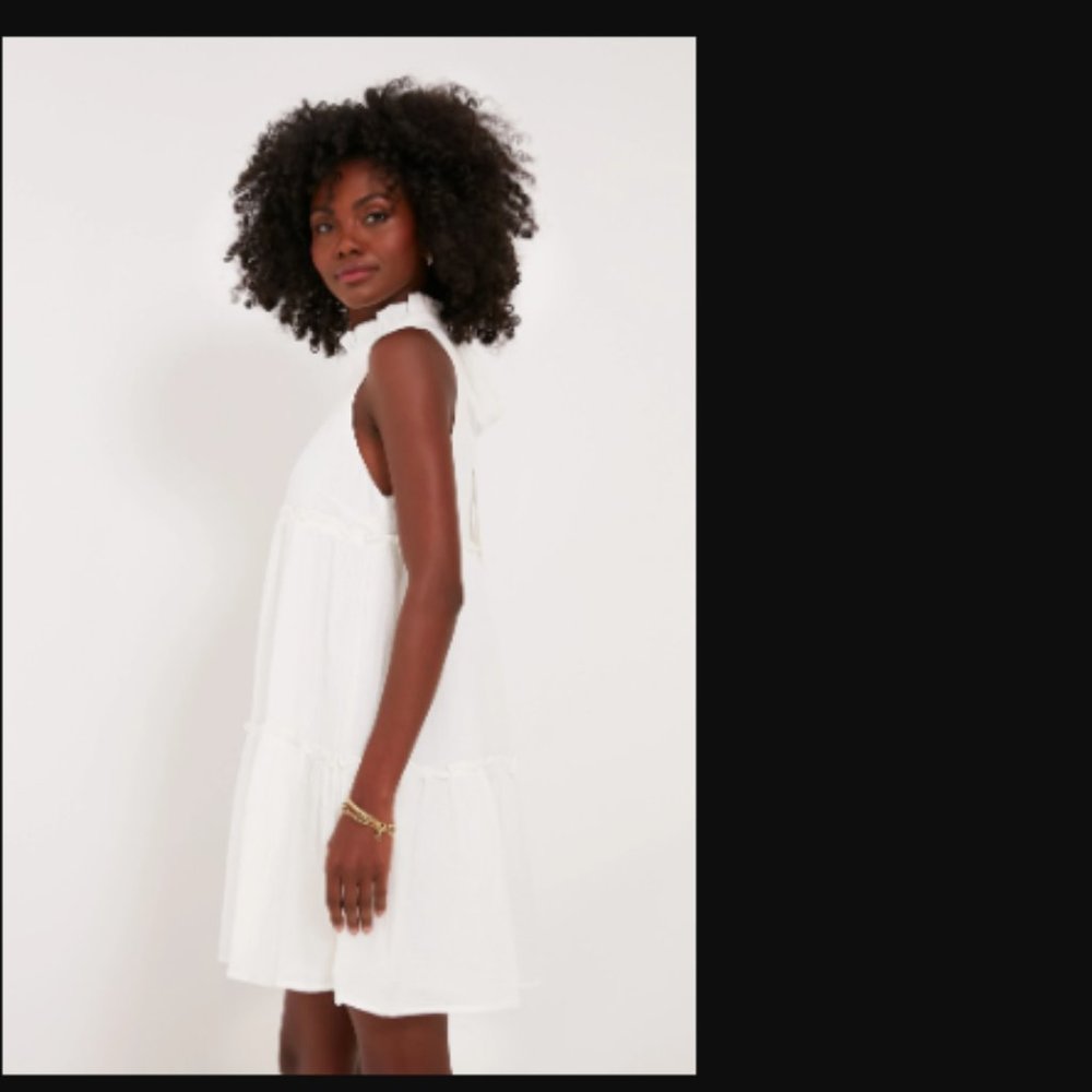 Tuckernuck White Sleeveless Mini Dress